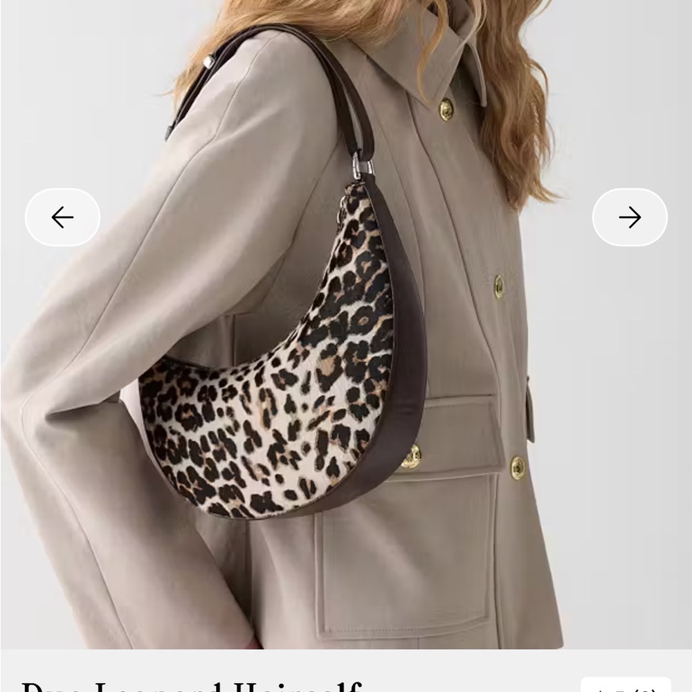 NWT Kate Spade Duo Leopard Haircalf Crossbody Bag - Picture 5 of 14